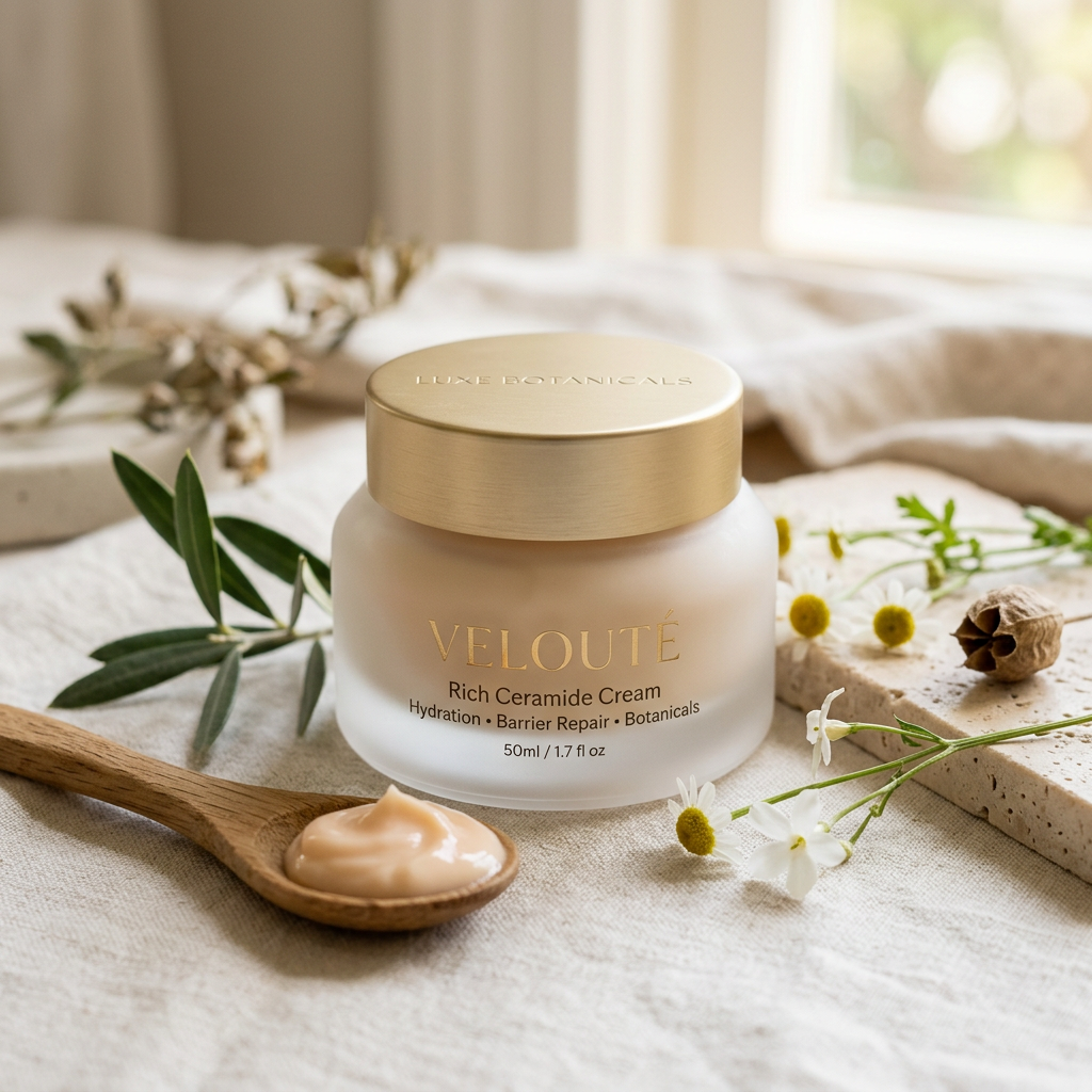 Velvet Moisture Cream jar